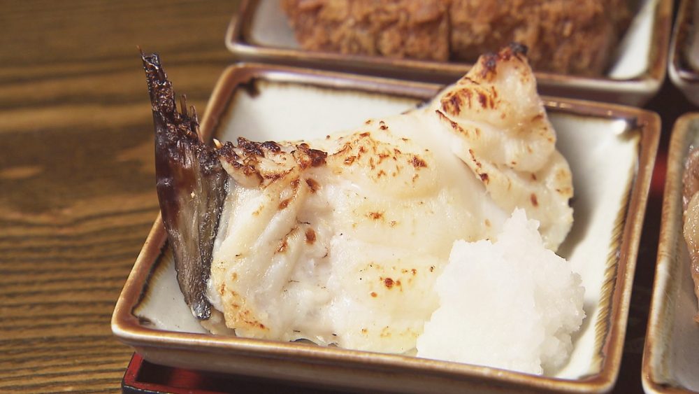 取材時はタラの麹焼き