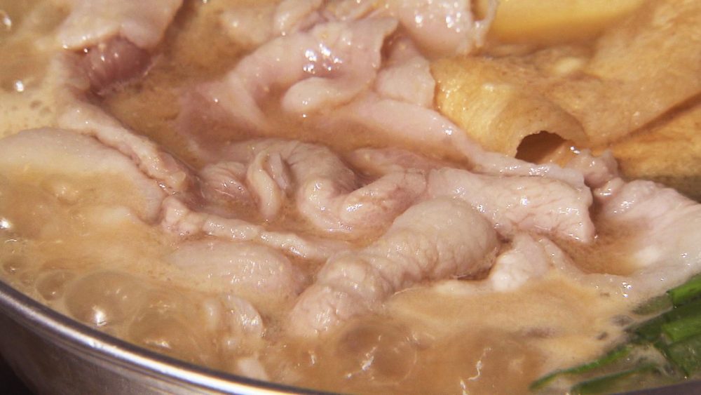 たっぷりの豚バラ