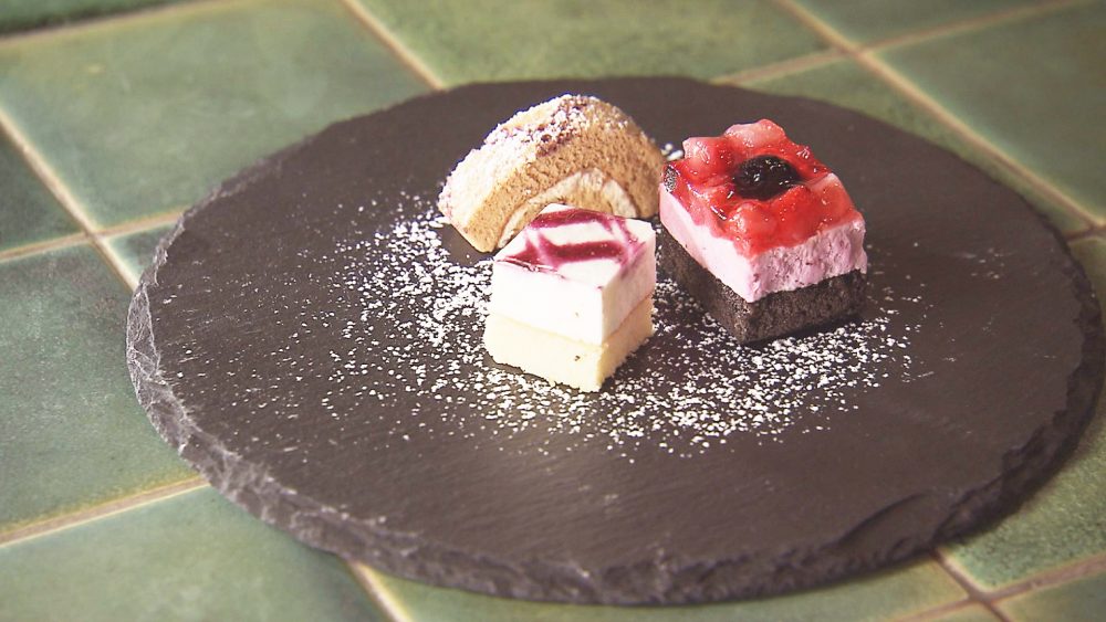 手作りスイーツも絶品