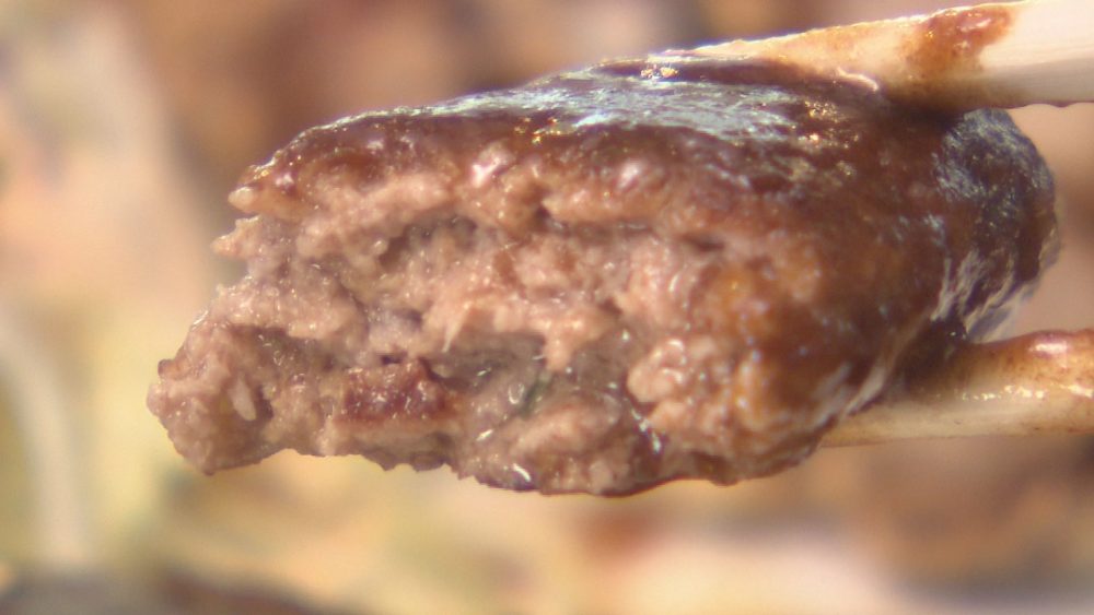 肉汁広がるハンバーグ