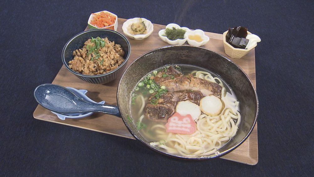 ソーキそば定食