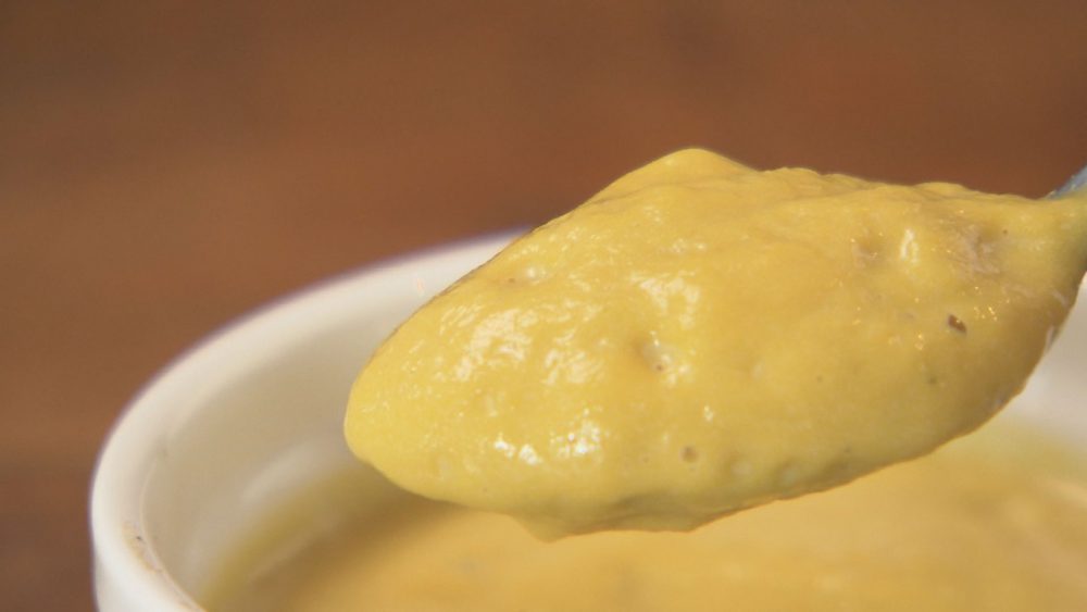 かぼちゃの冷製スープは相性抜群