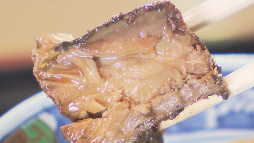 煮込んだサバは抜群の味付け