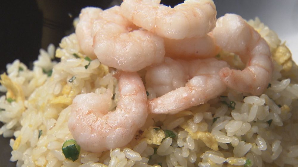大ぶりなエビがたっぷり