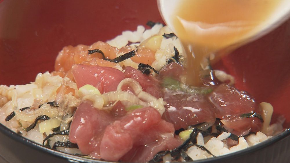 ラーメンスープを掛けてお茶漬け風に