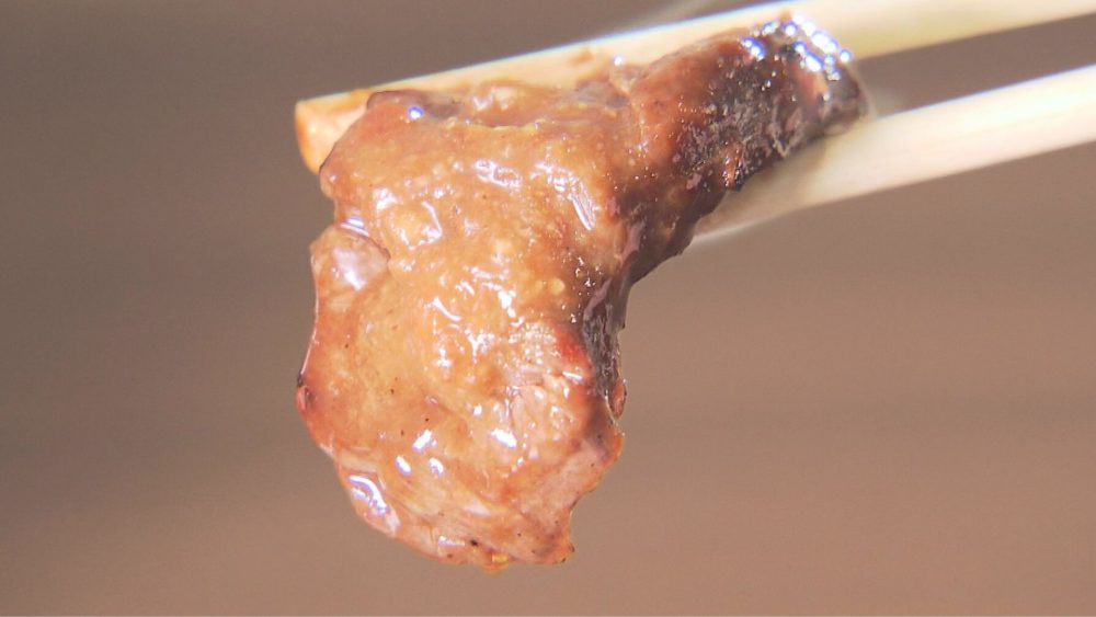 豚サガリはさらっとした脂が印象的