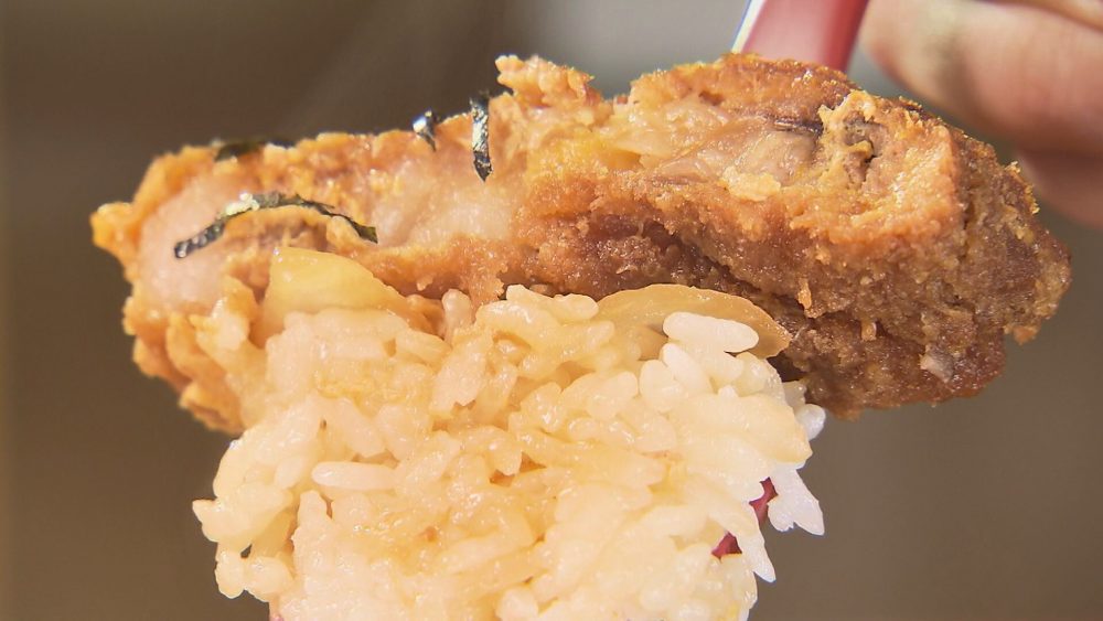 青森県産豚ロースをじっくり揚げたかつ