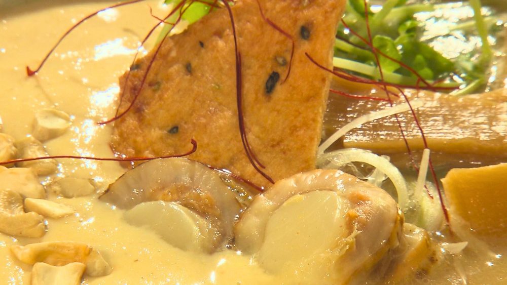 ホタテで作ったカリントウも